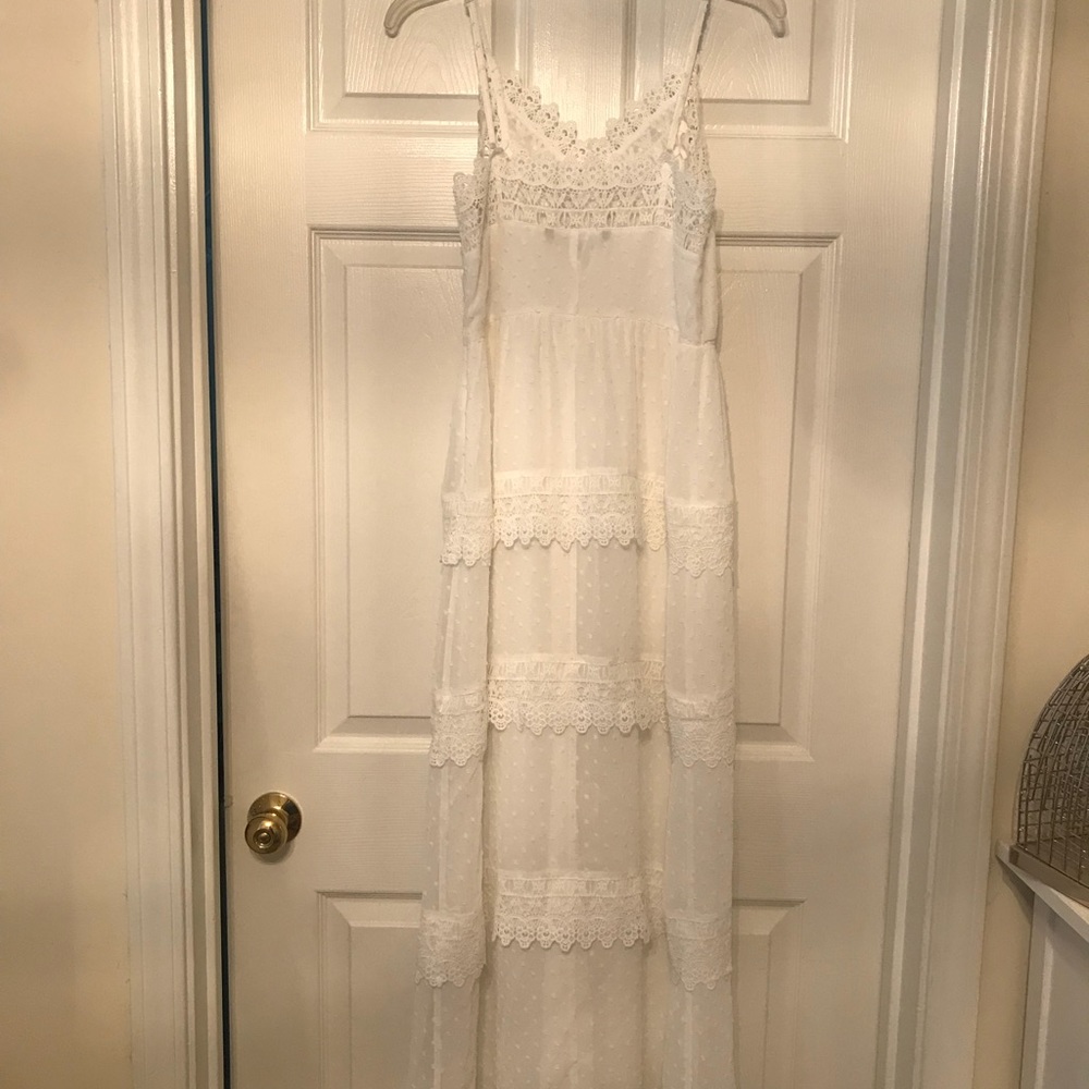 ASOS Vera Moda White Lace Dress - Picture 5 of 7